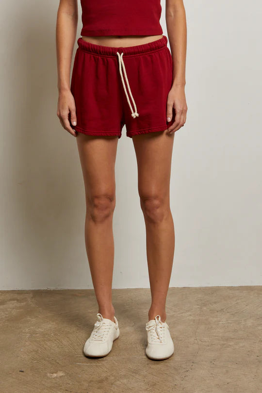 Perfect White Tee: Layla SweatShorts