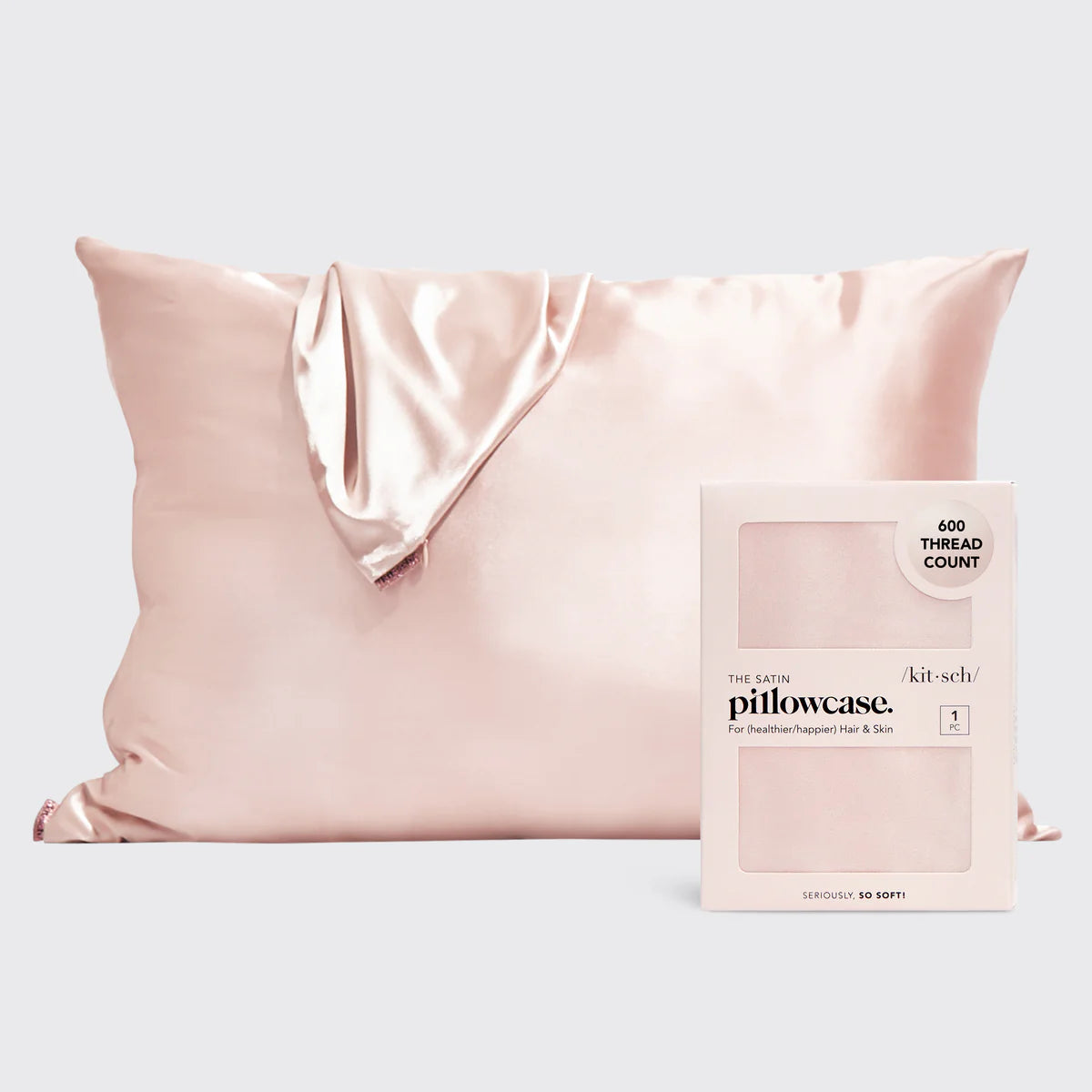Kitsch The Satin Pillowcase Blush