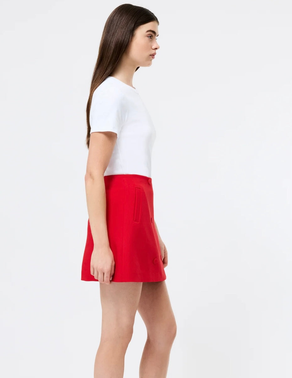 French Connection Azra Double Breasted Mini Skirt