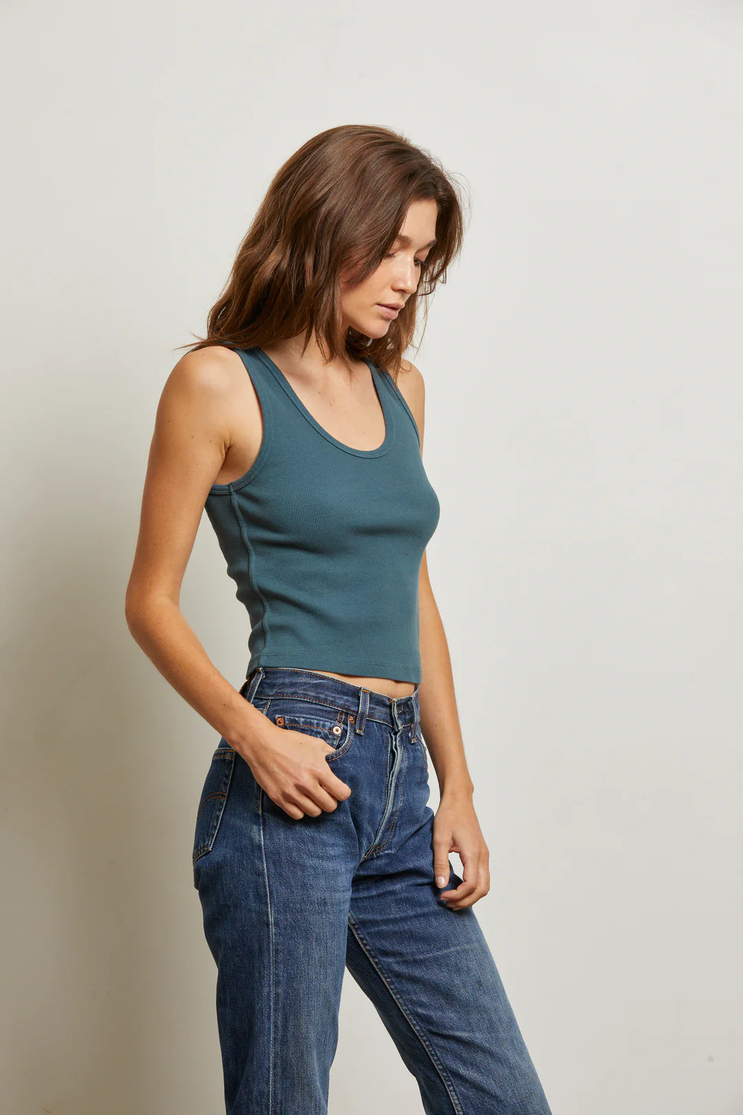 Perfect White Tee Blondie Tank