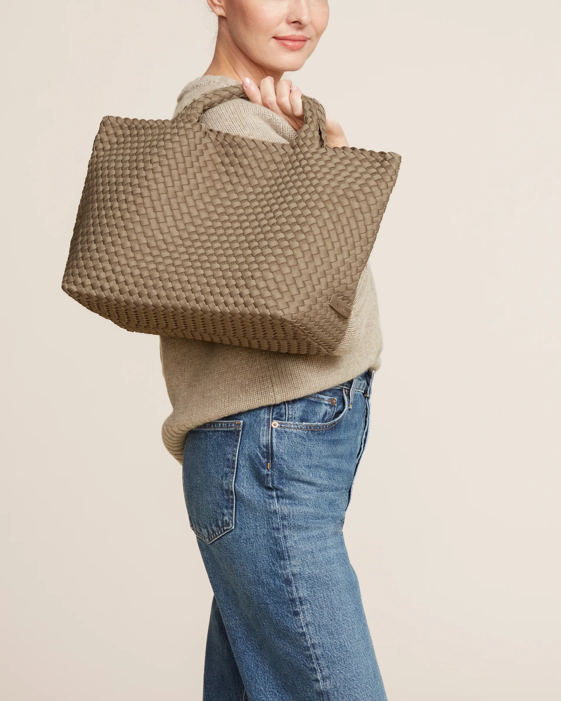Naghedi: St. Barths Med Tote Cashmere