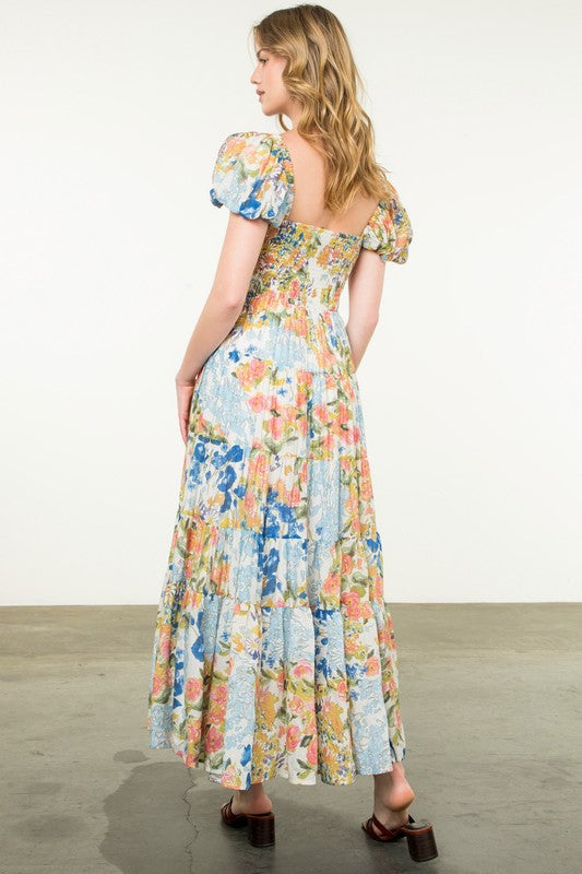 Susannah Sleeveless Flower Dress THML main image 1