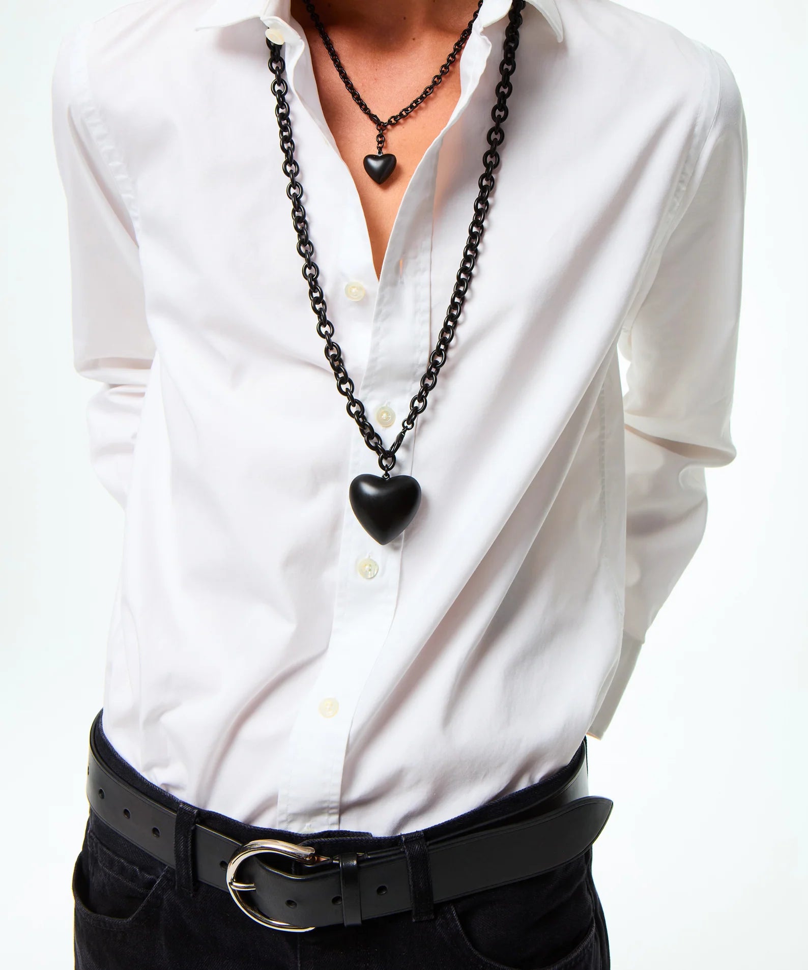 Roxanne Assoulin Puffy Heart Necklace