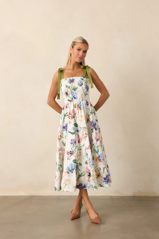 Prosperina Aurea Midi Dress