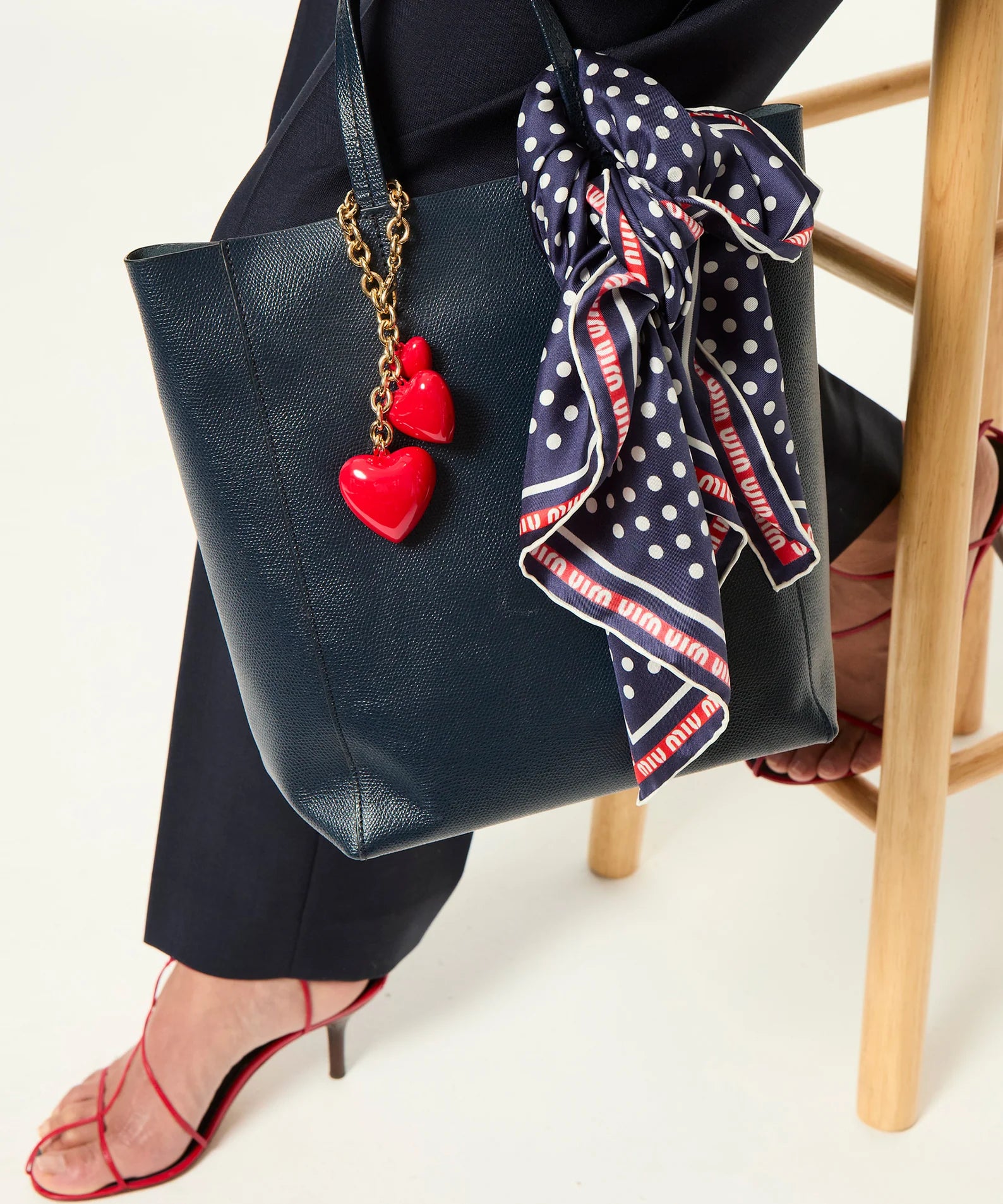 Roxanne Assoulin Happy Heart Bag Charm/Bracelet