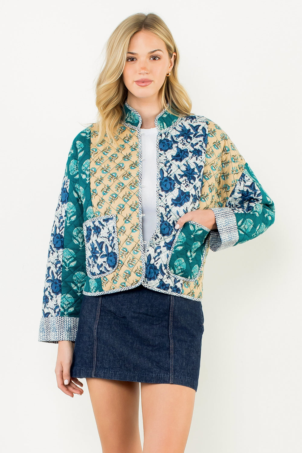 THML Patchwork Quilted Jacket