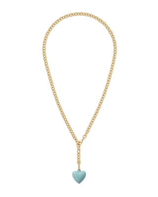 Roxanne Assoulin Mini Puffy Heart Necklace