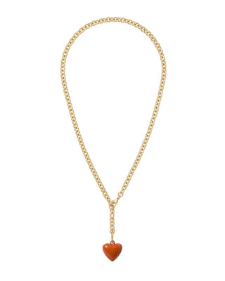 Roxanne Assoulin Mini Puffy Heart Necklace