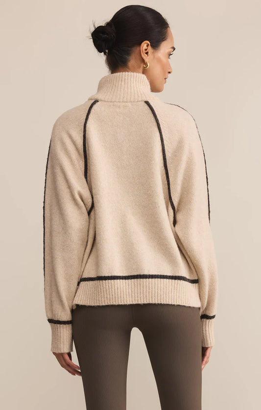 Z Supply Alps Half Zip Sweater