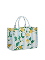 Shiraleah Lemon Stripe Jacquard Tote
