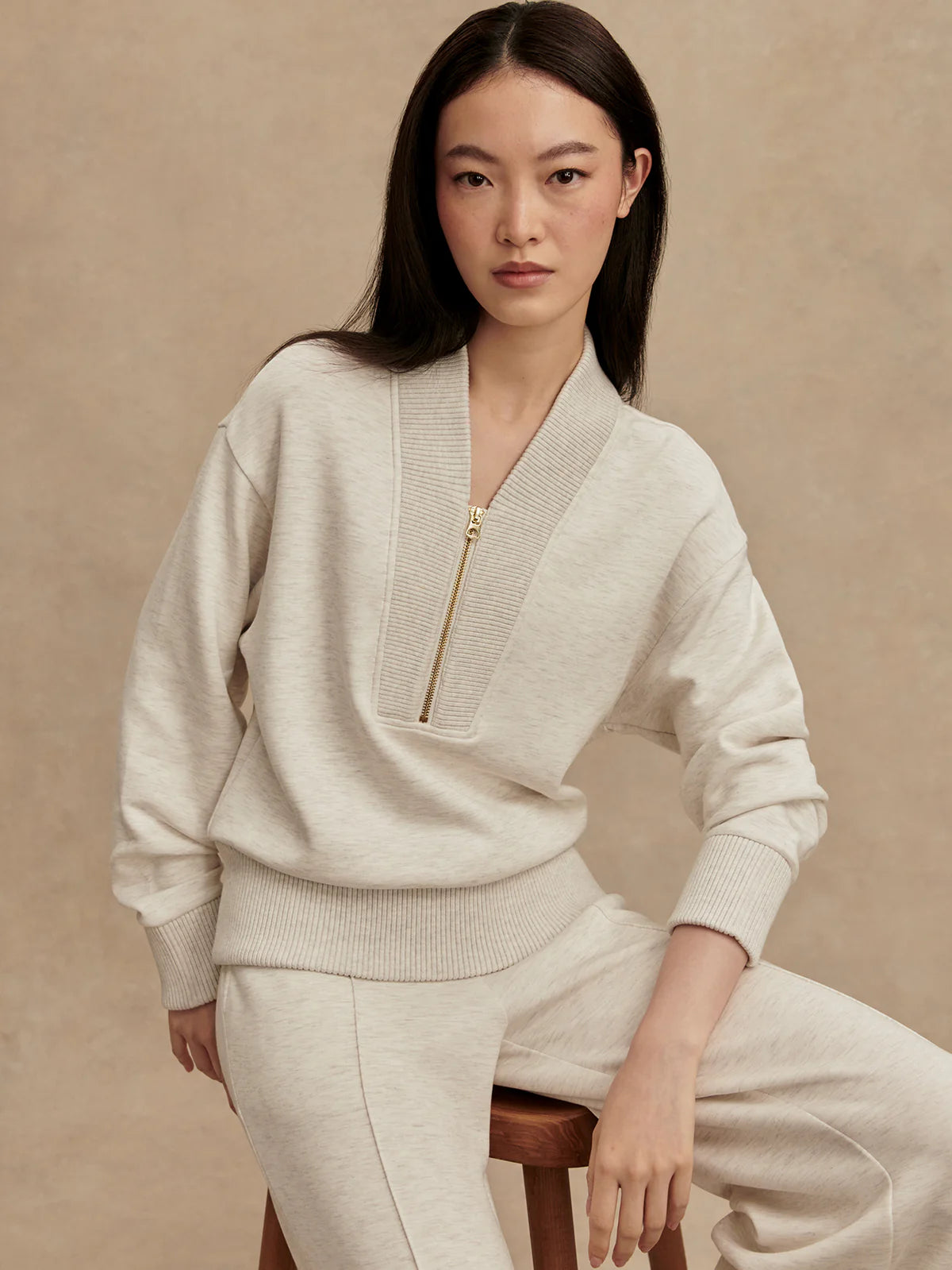 Varley Sally Half Zip Sweat
