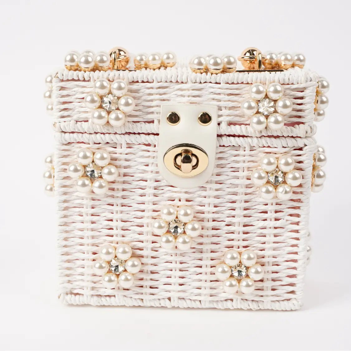 Jenna Lee Wicker Daisy Bag
