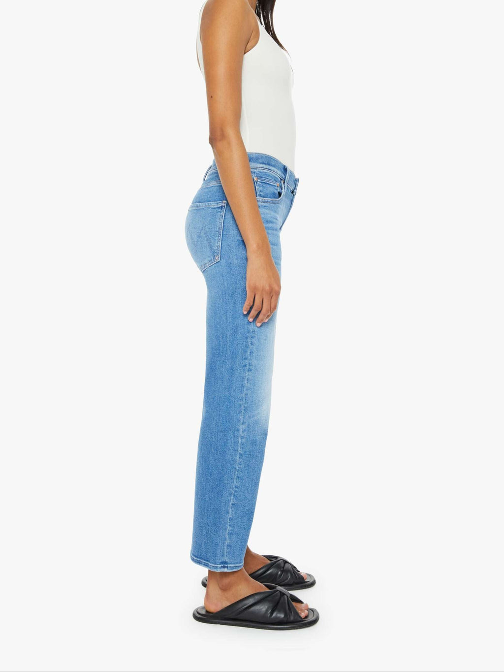 Mother The Mid Rise Rambler Zip Ankle