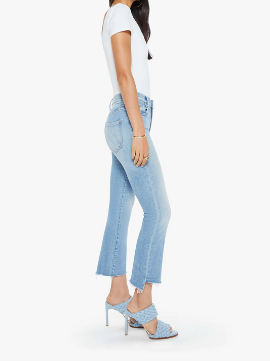 Mother The Insider Crop Step Fray in Can You Dig IT
