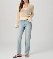 Paige Sawyer Seamed Beltloops in Mic Drop