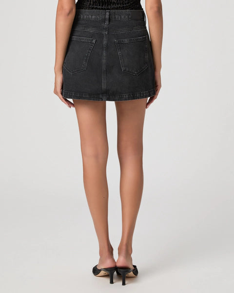 Paige Ryder Skirt in Coal Black