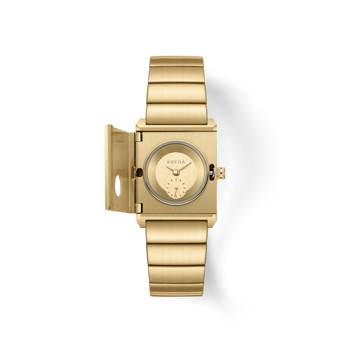 Breda Pulse Locket Gold Metal Watch