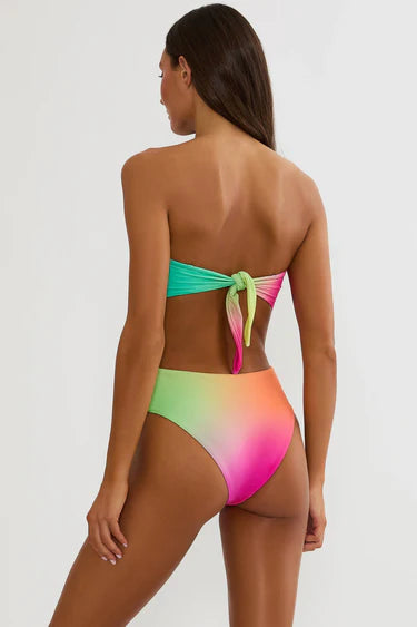 Beach Riot Stassia One Piece Strawberry Sunset Ombre