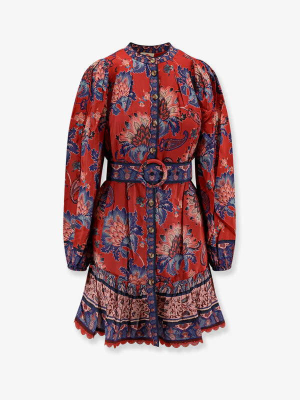 Farm Rio Luang Red Mini Dress