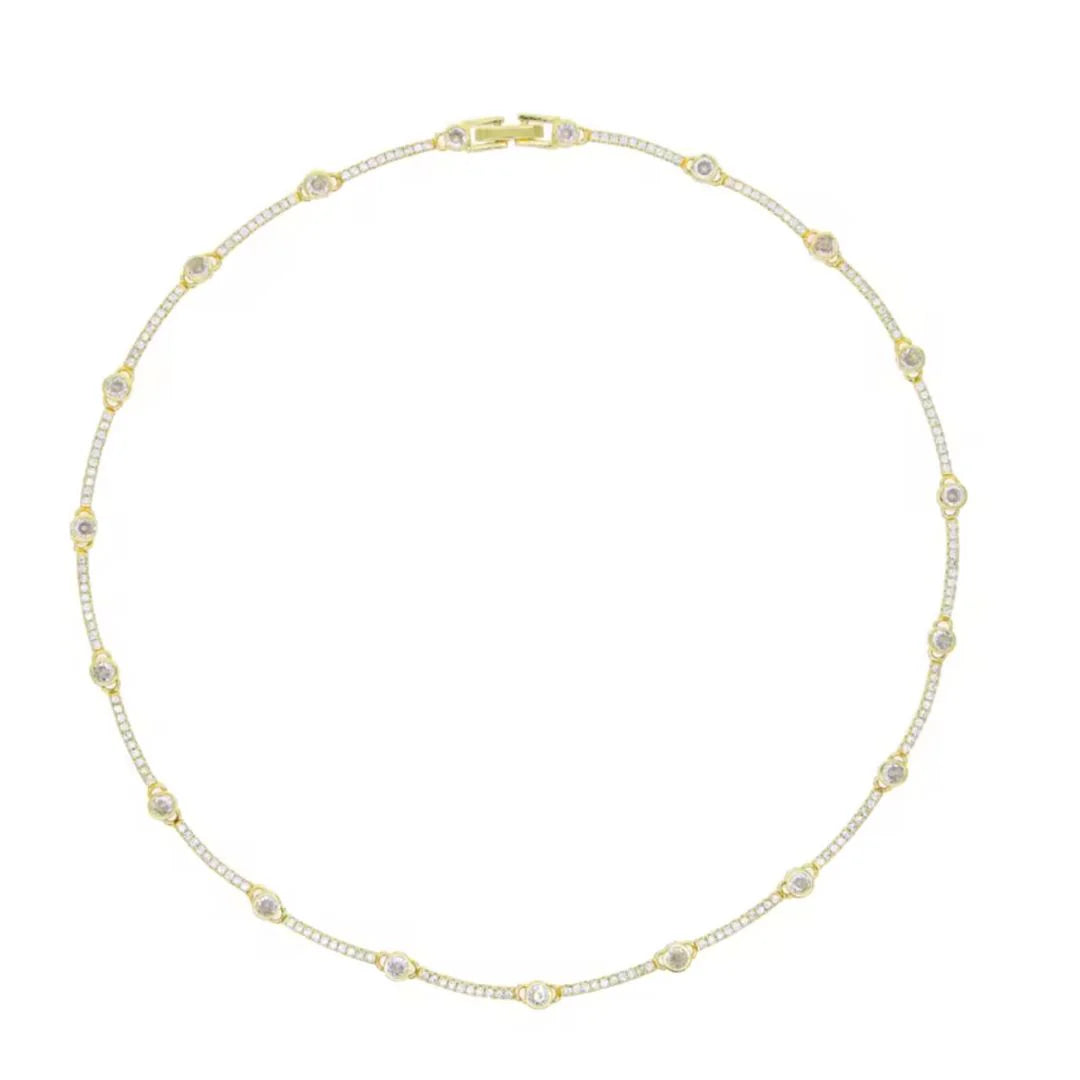 Accessory Concierg Diamond Station Necklace