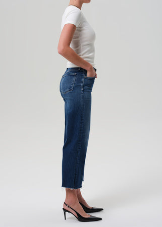 Citizens of Humanity Lyra Wide Leg Crop in Augusta