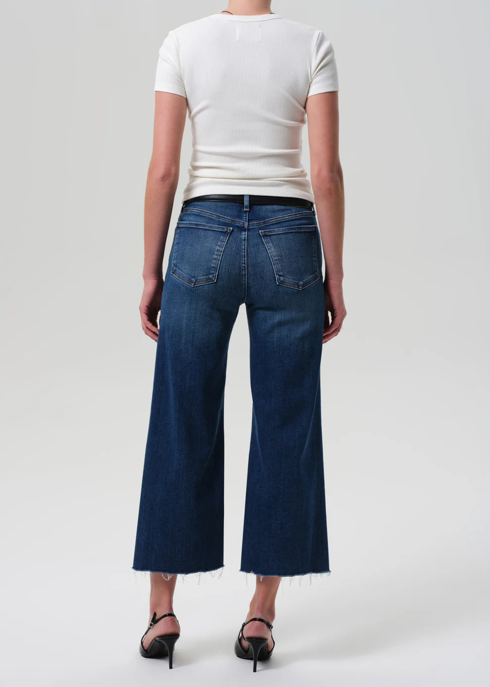 Citizens of Humanity Lyra Wide Leg Crop in Augusta