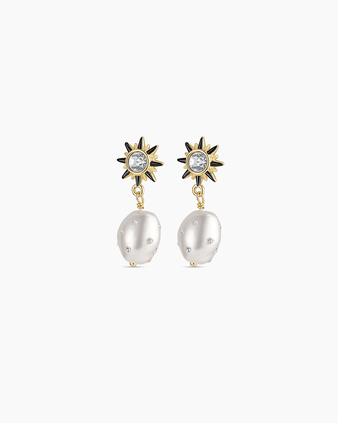 Gorjana Vintage Shimmer Pearl Drop Earr