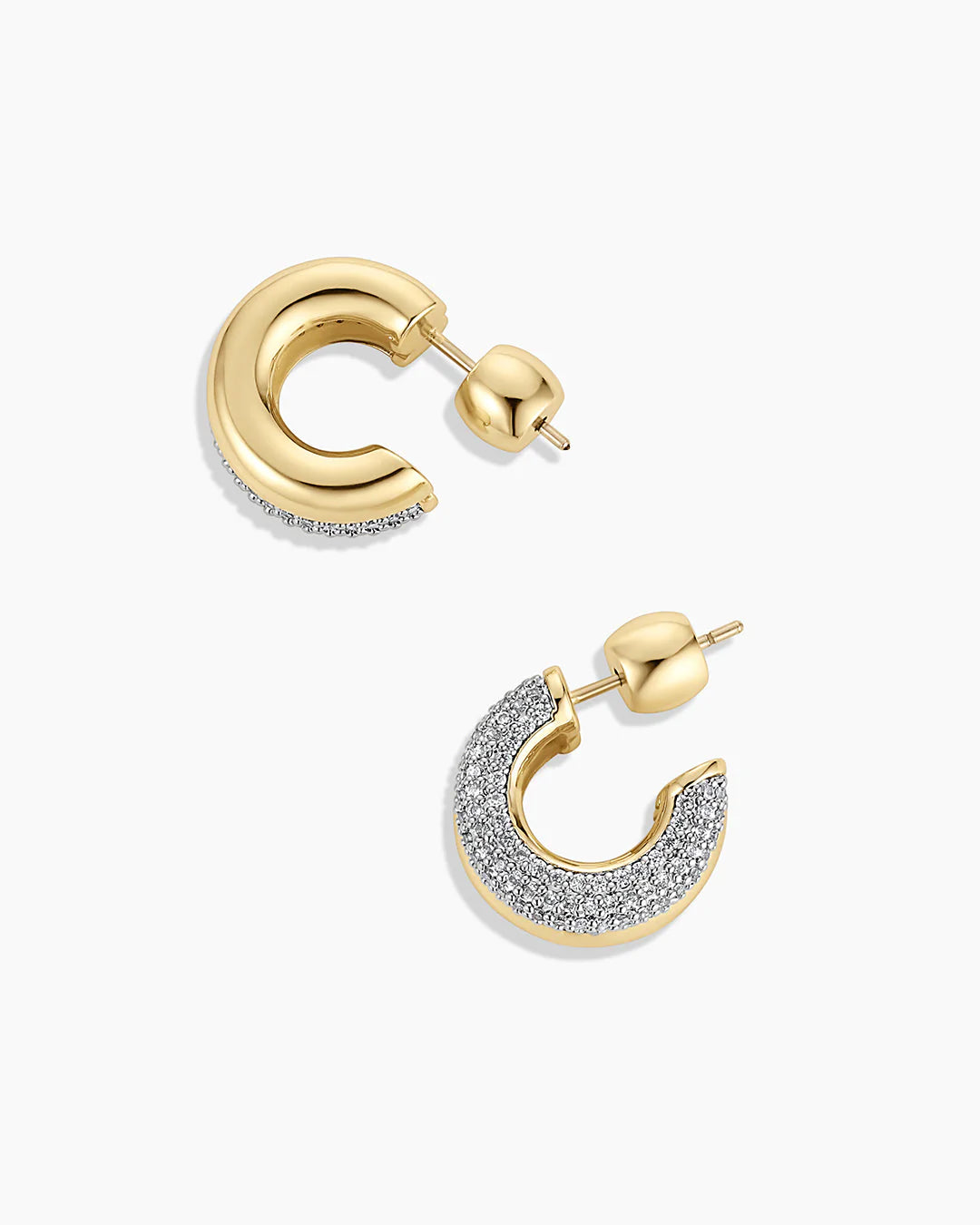 Gorjana Lou Shimmer Stacked Huggies