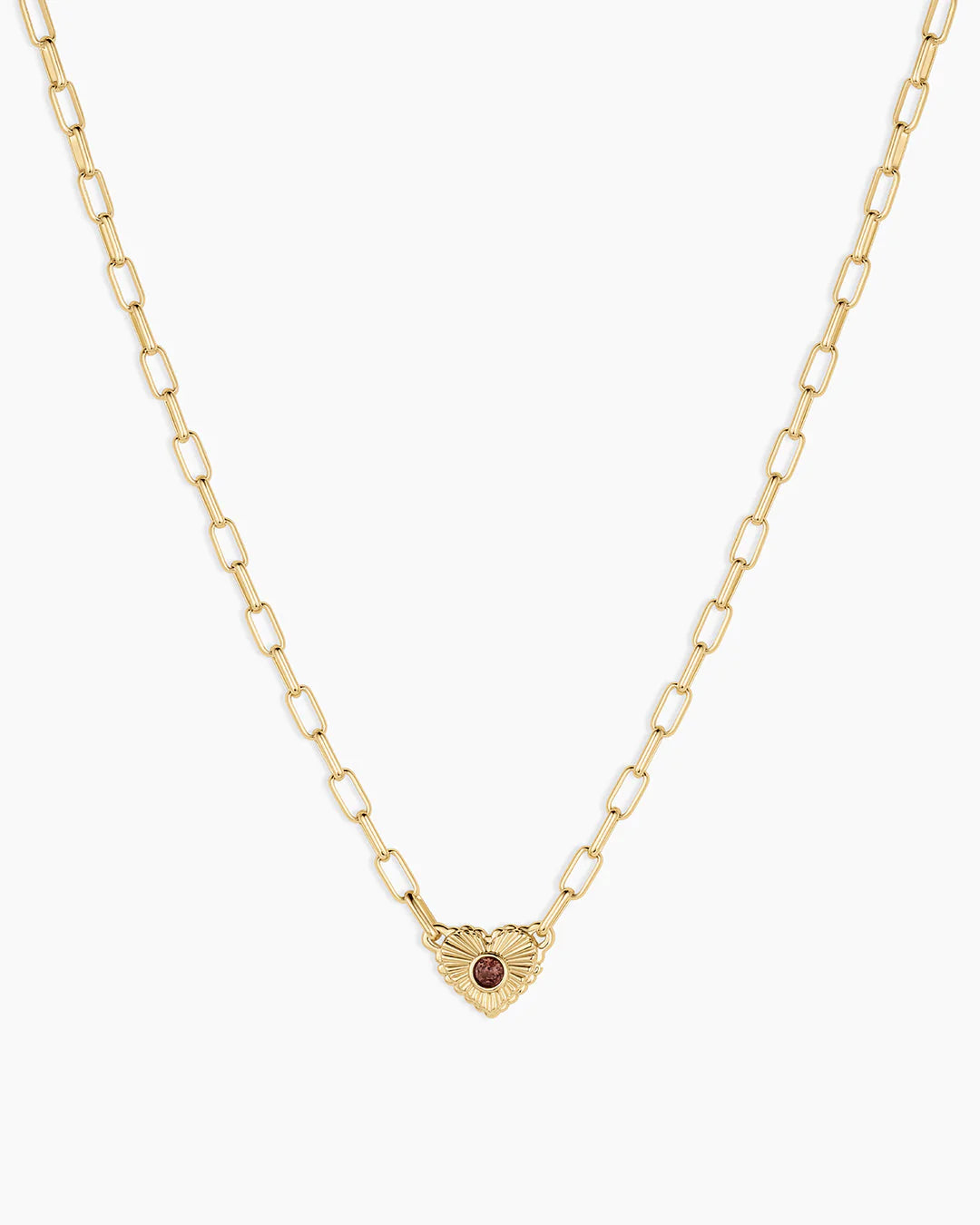 Gorjana Birthstone Heart Necklace