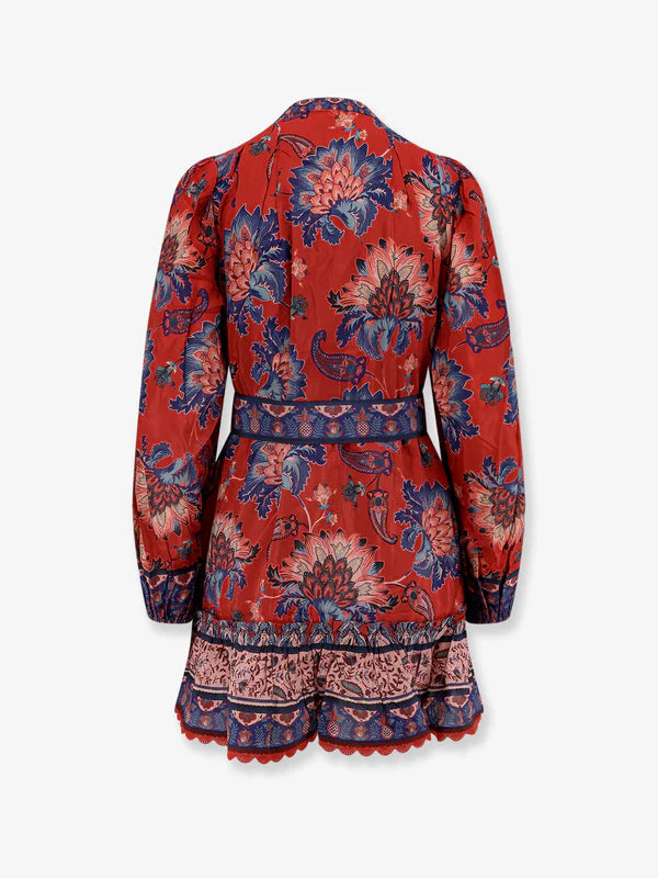 Farm Rio Luang Red Mini Dress