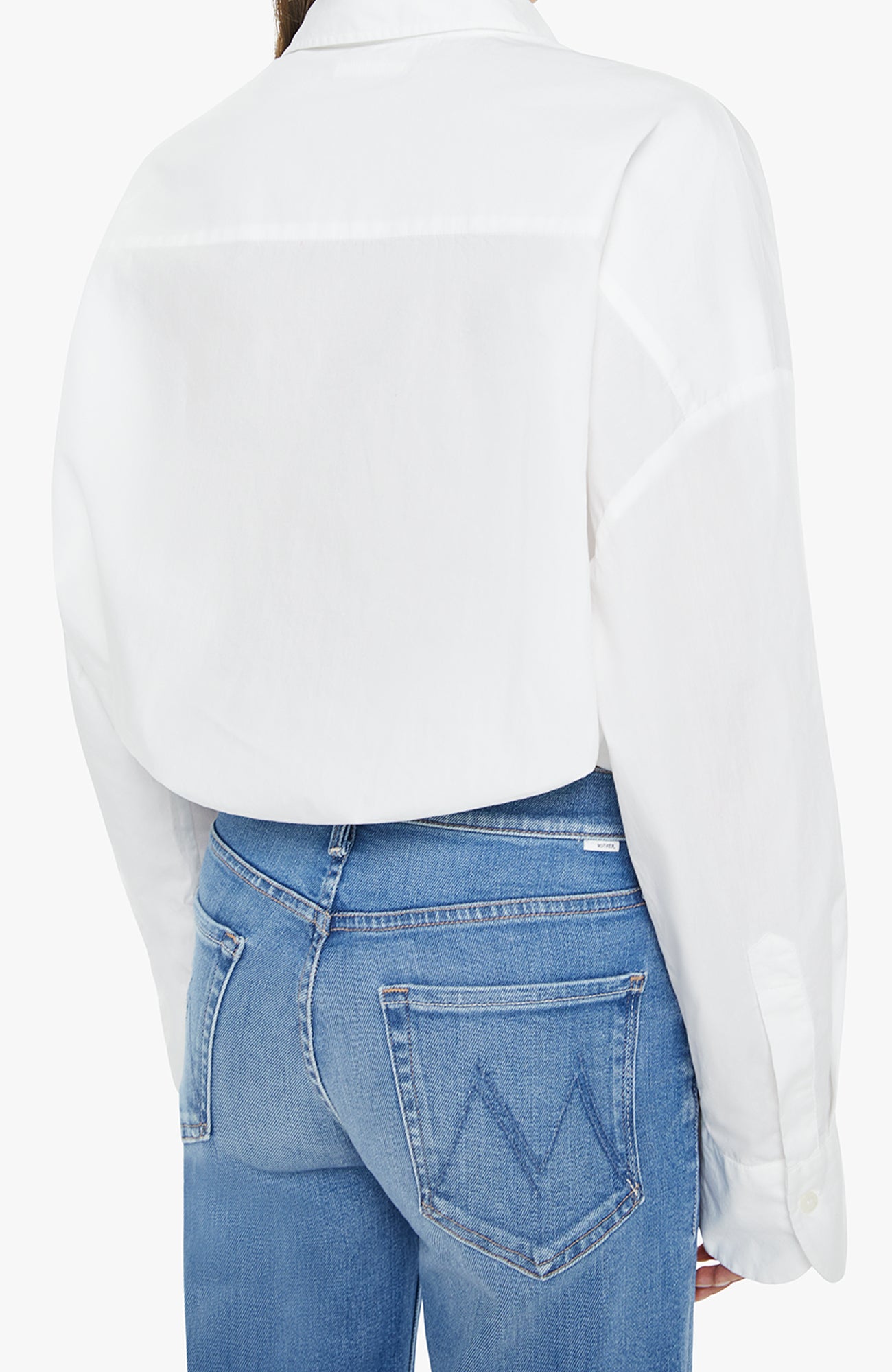 Mother The Scrunchie Frenchie White Top