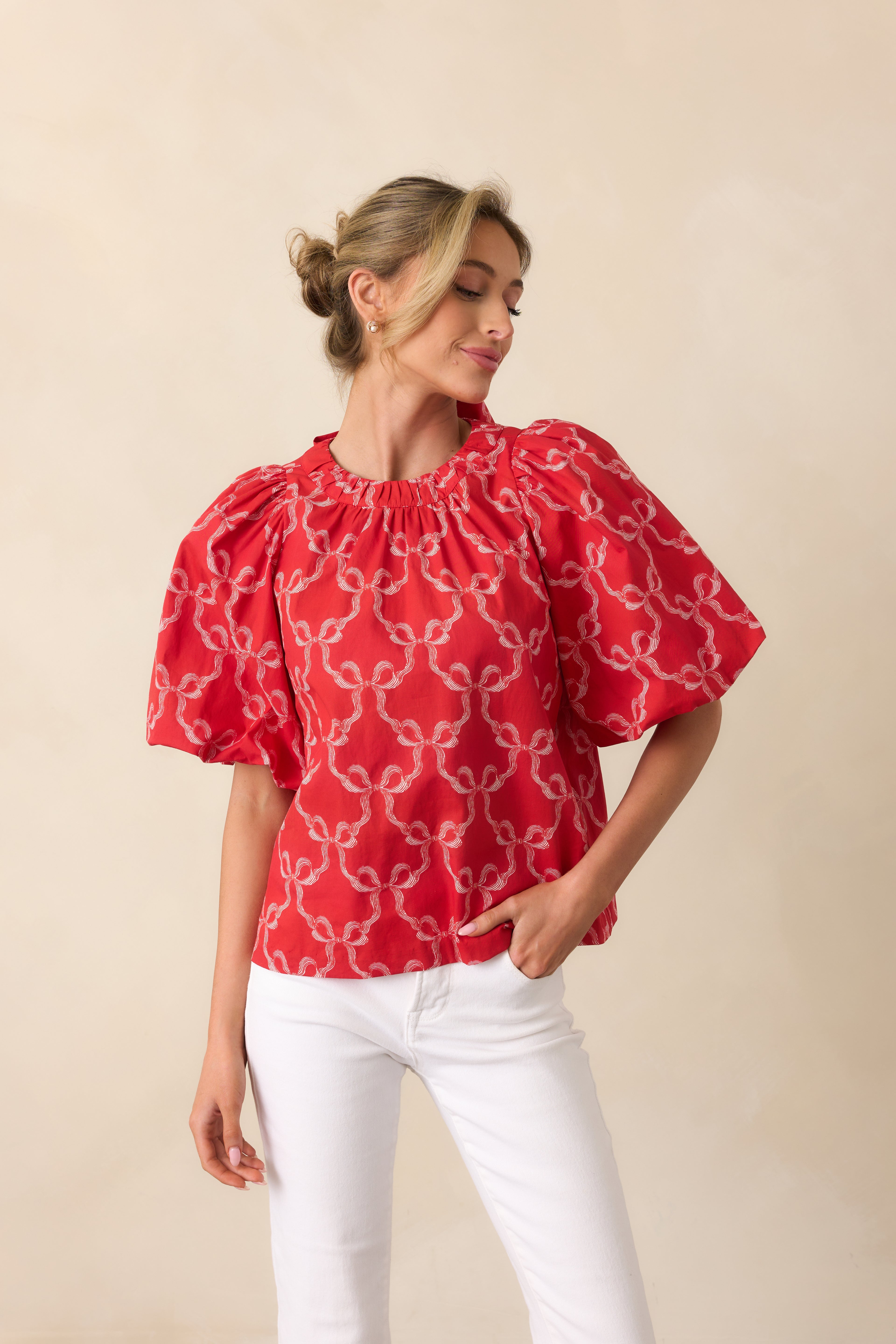 Prosperina  Bow Back Blouse