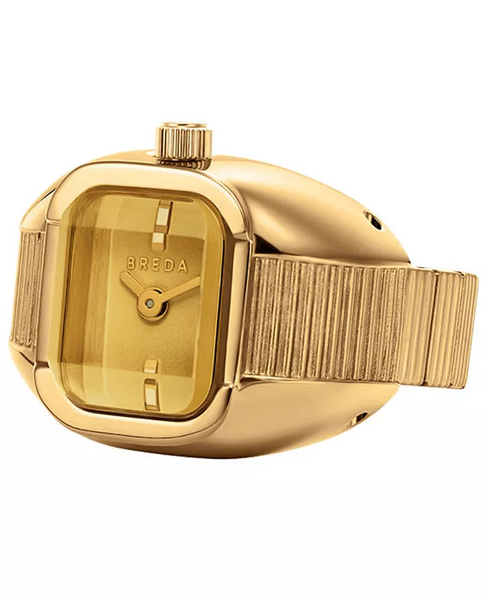 Breda Nocturne Gold Expandable Ring Watch 16mm
