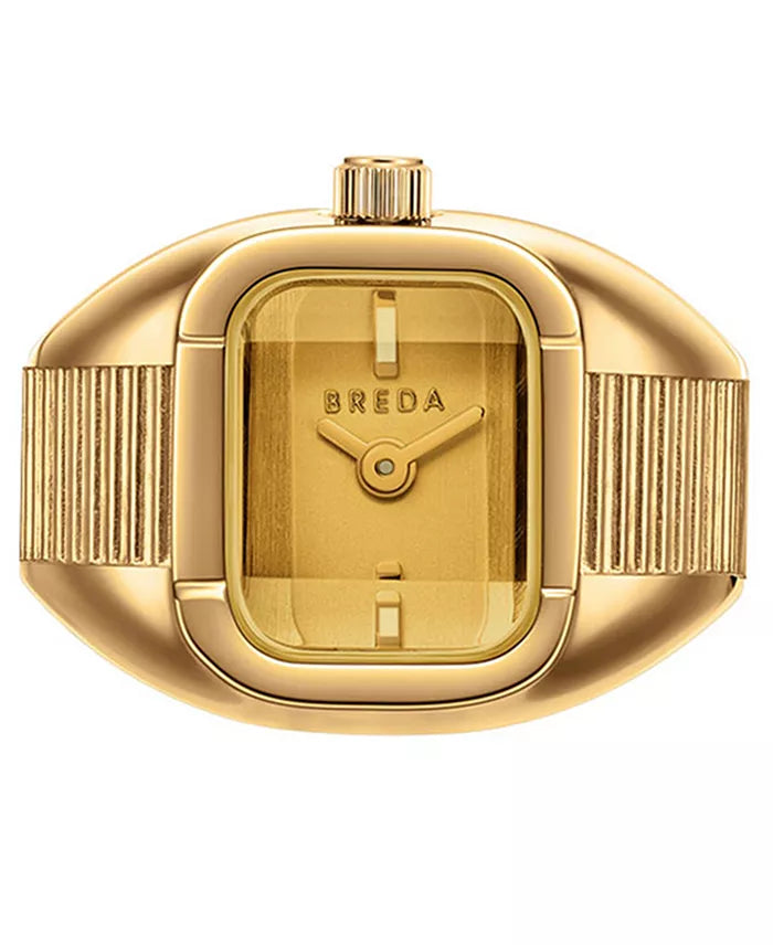 Breda Nocturne Gold Expandable Ring Watch 16mm