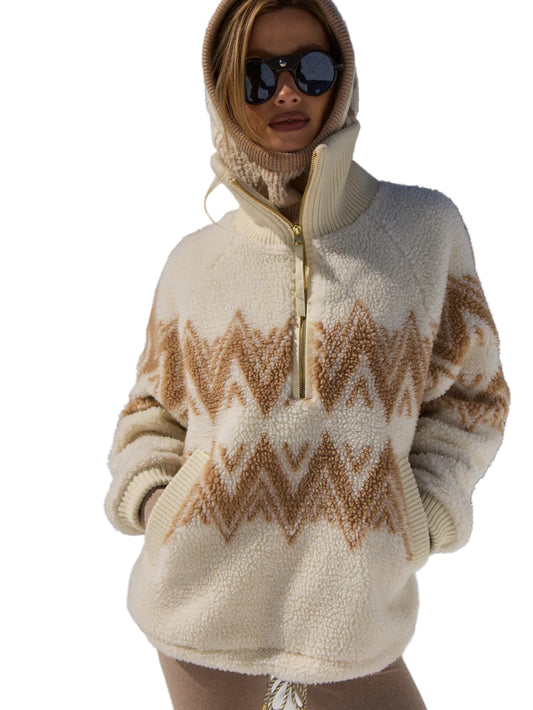 Varley Hendrik Half Zip Sherpa