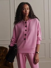 Varley Reena Button Front Sweat