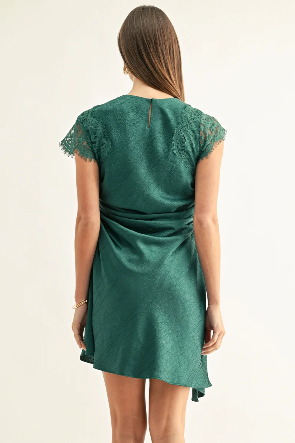 Adelyn Rae Jordyn Asymmetric Mini Dress