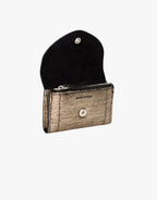 Jerome Dreyfuss Helmut Wallet Lame Champagne