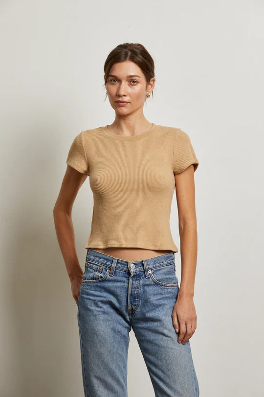 Perfect White Tee Gabby 2x1 Sweater SS