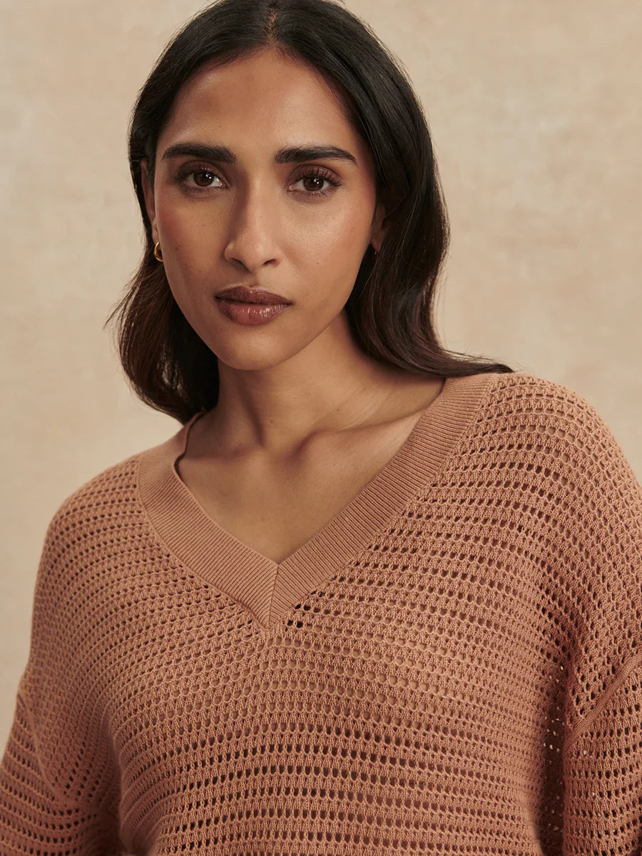 Varley Gaia V-Neck Sweater