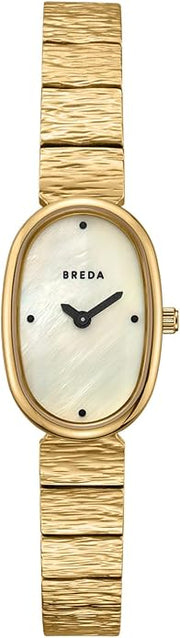 Breda Jane Revival Gold and Ivory Metal Watch 23mm