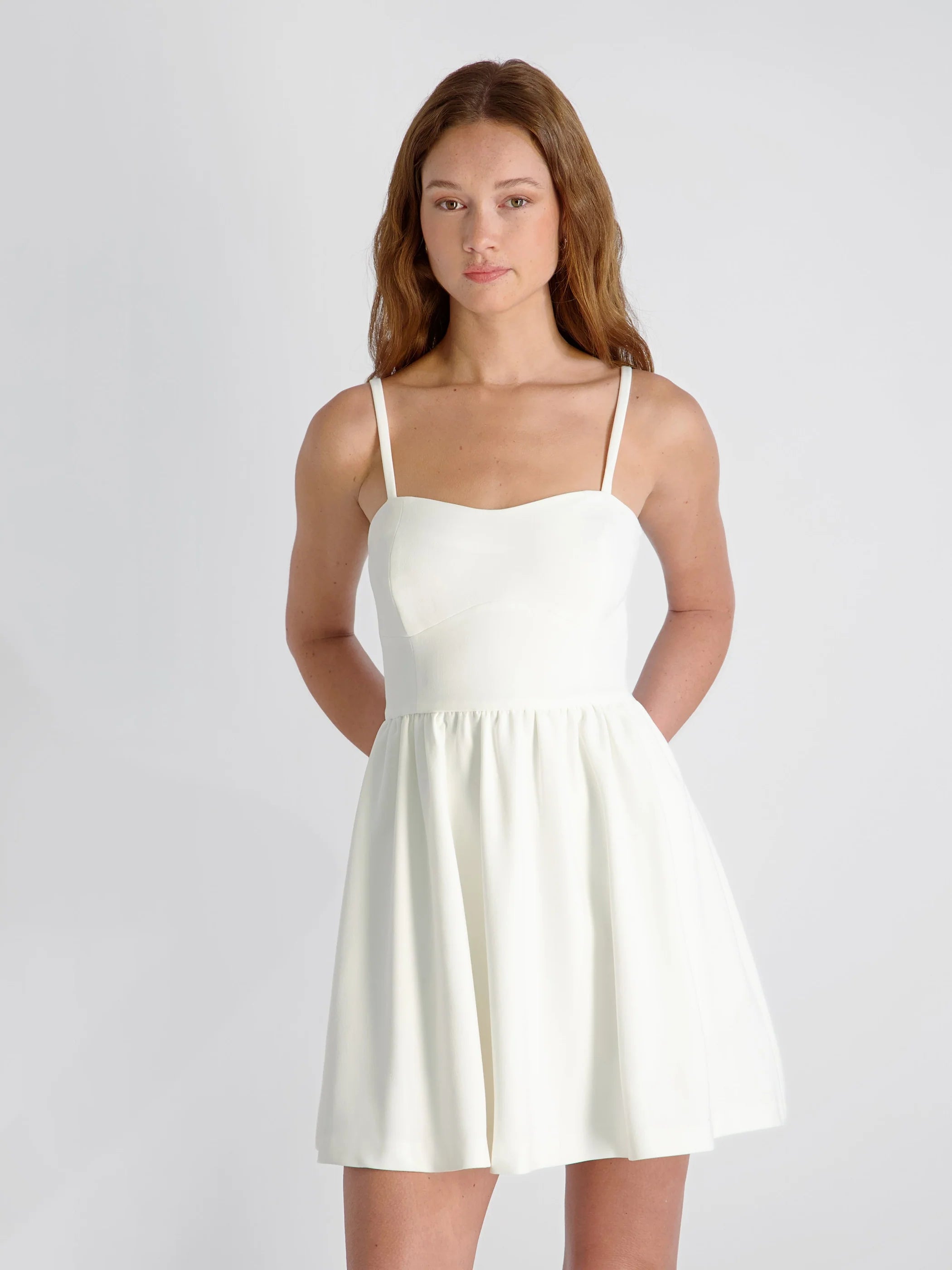 French Connection Whisper Multi Seam Strappy Mini