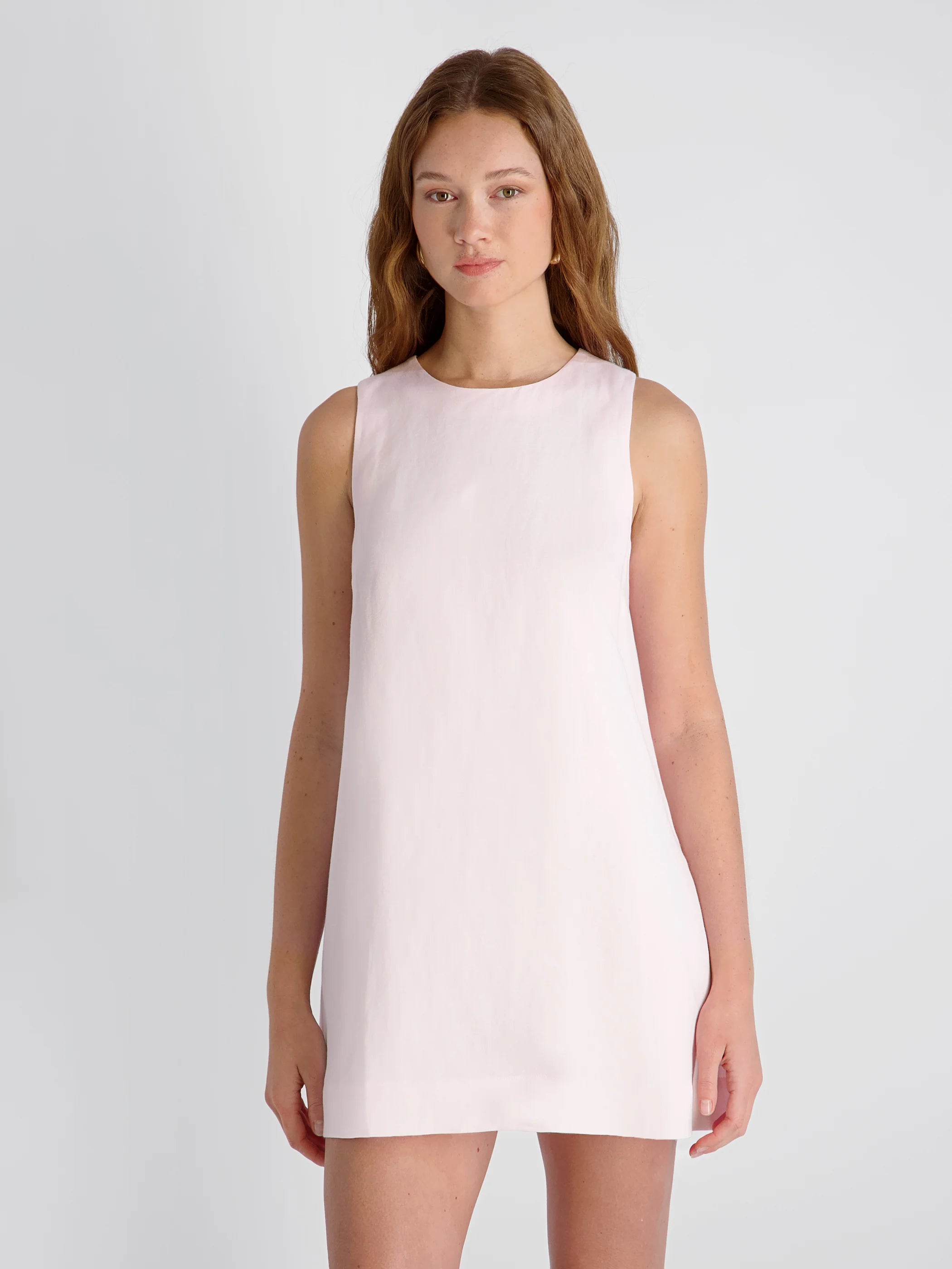 French Connection Cooper Linen Sleeveless Mini Dress