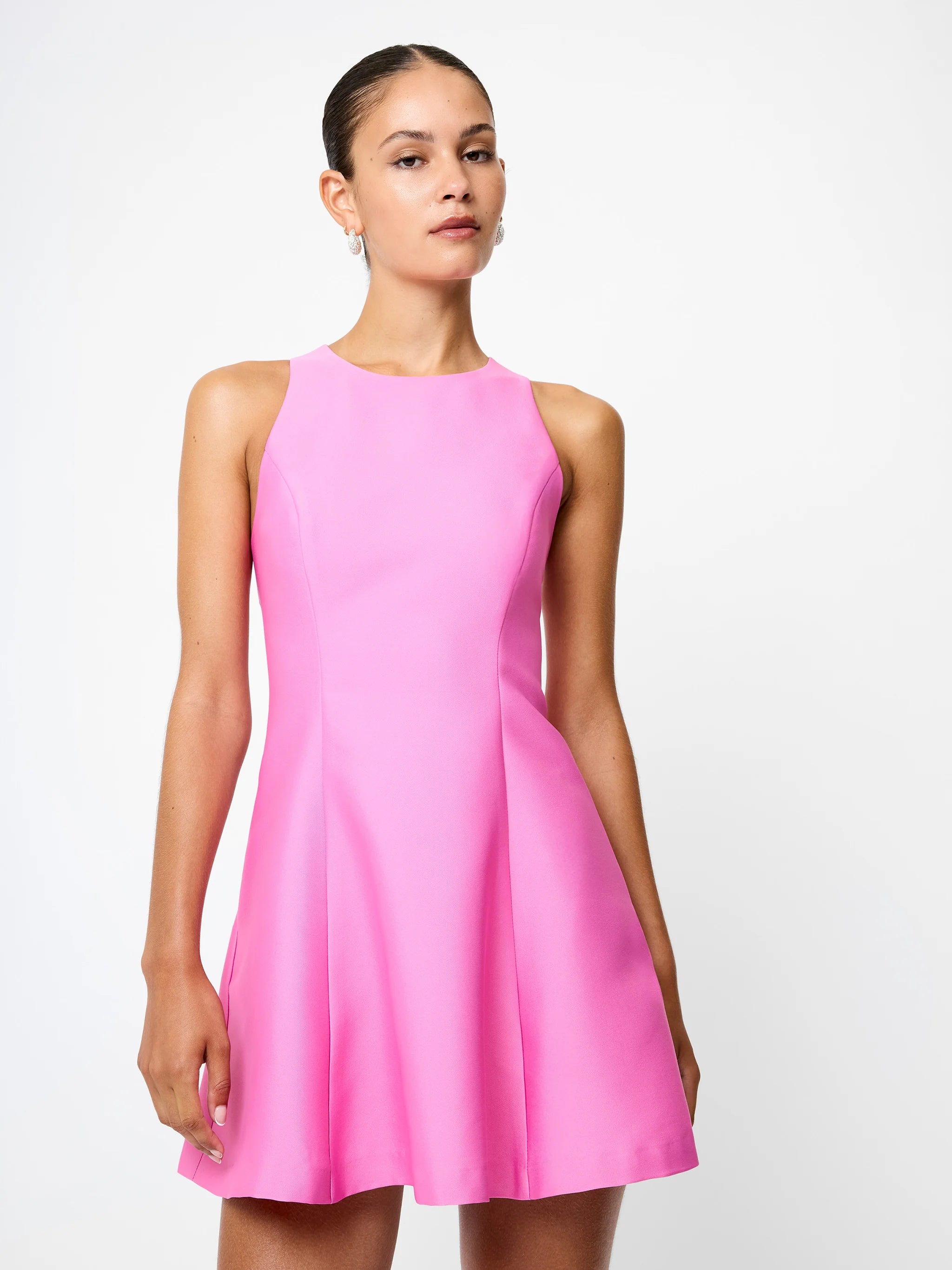 French Connection Structured Taffeta Mini Dress