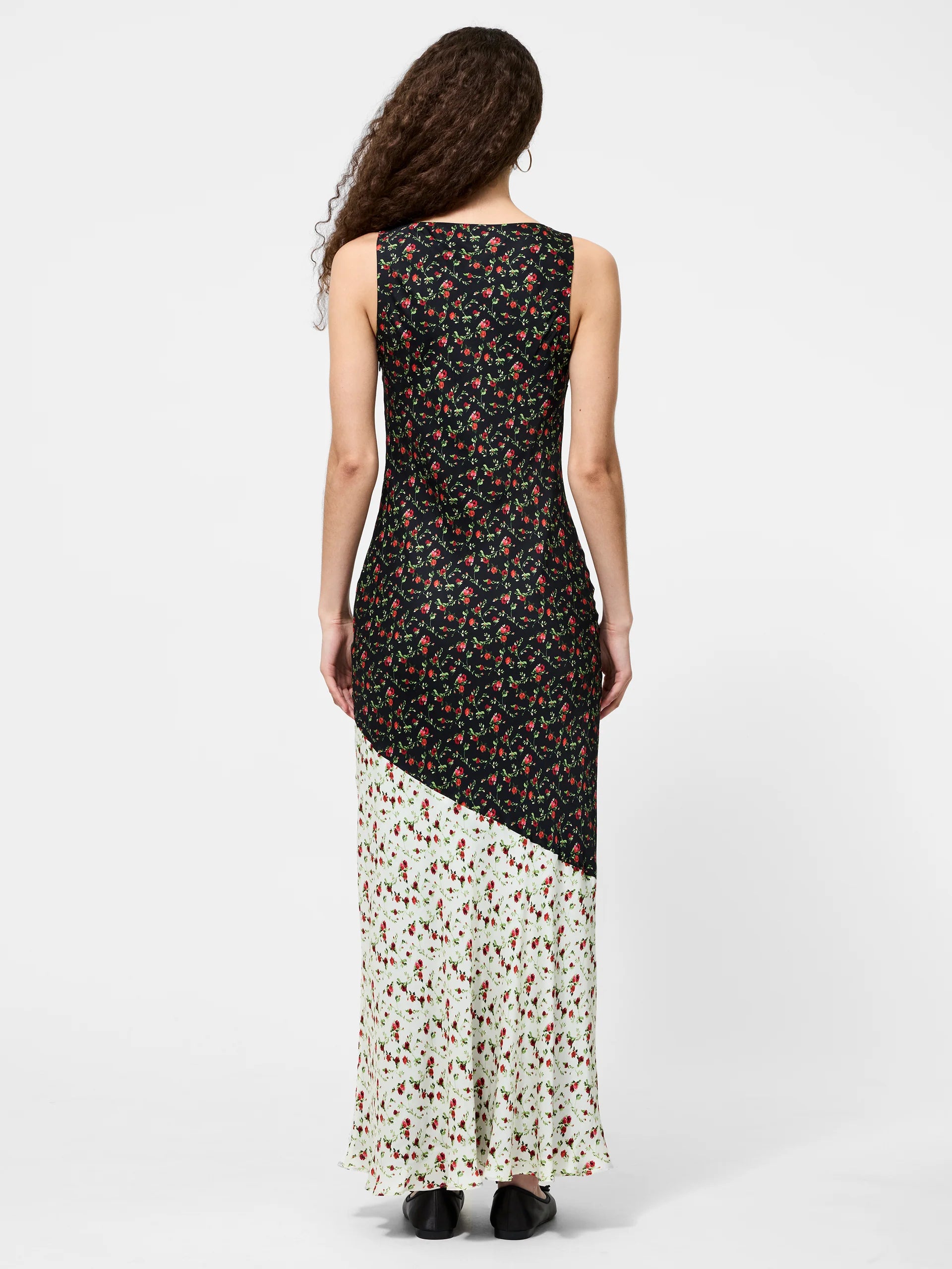 French Connection Oona Satin Midi Dress