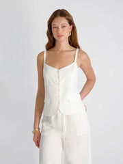 French Connection Cooper Linen Tailored Cami