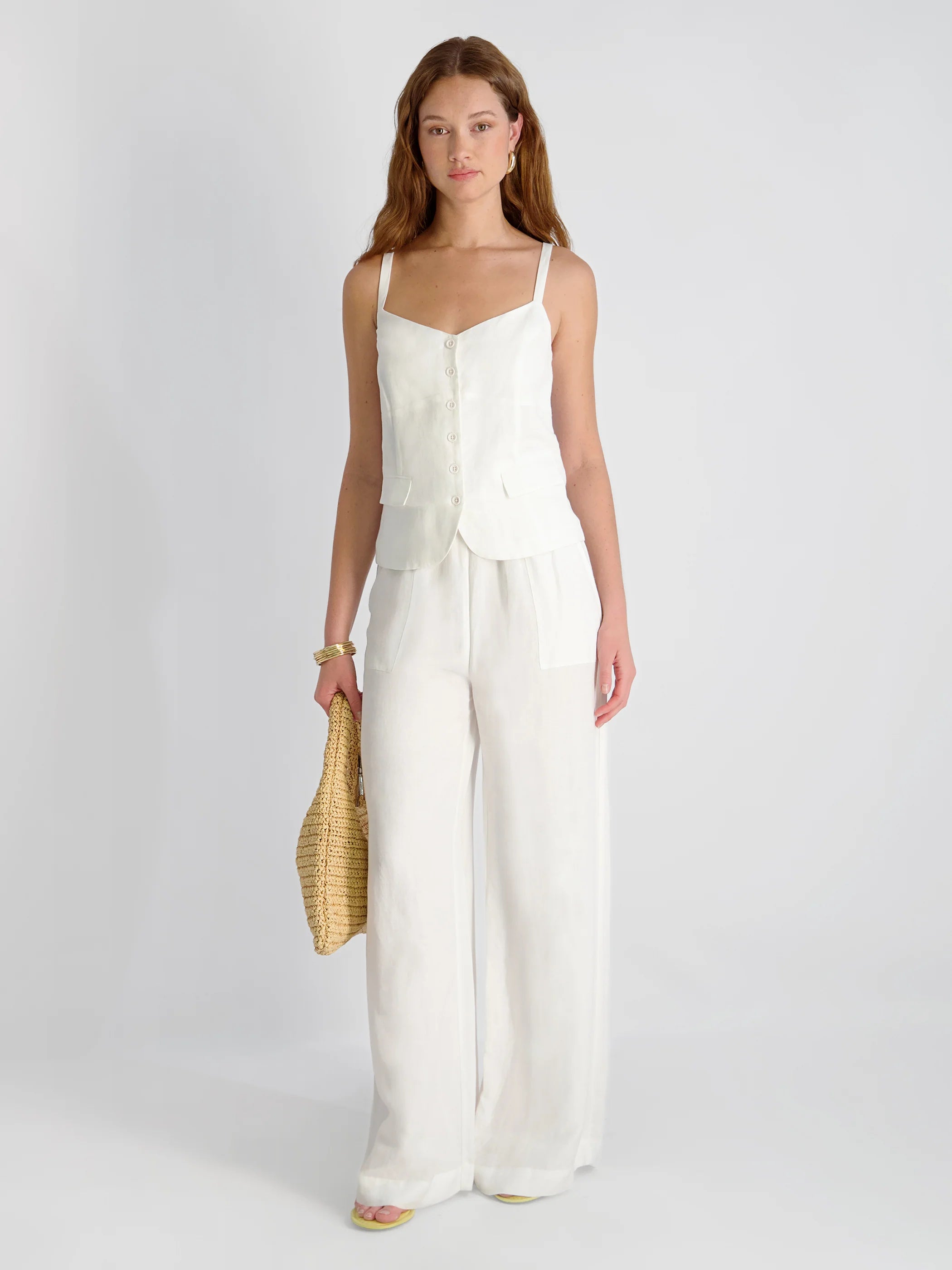 French Connection Cooper Linen Tailored Cami