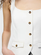 French Connection Azra Twill Two Pocket Top