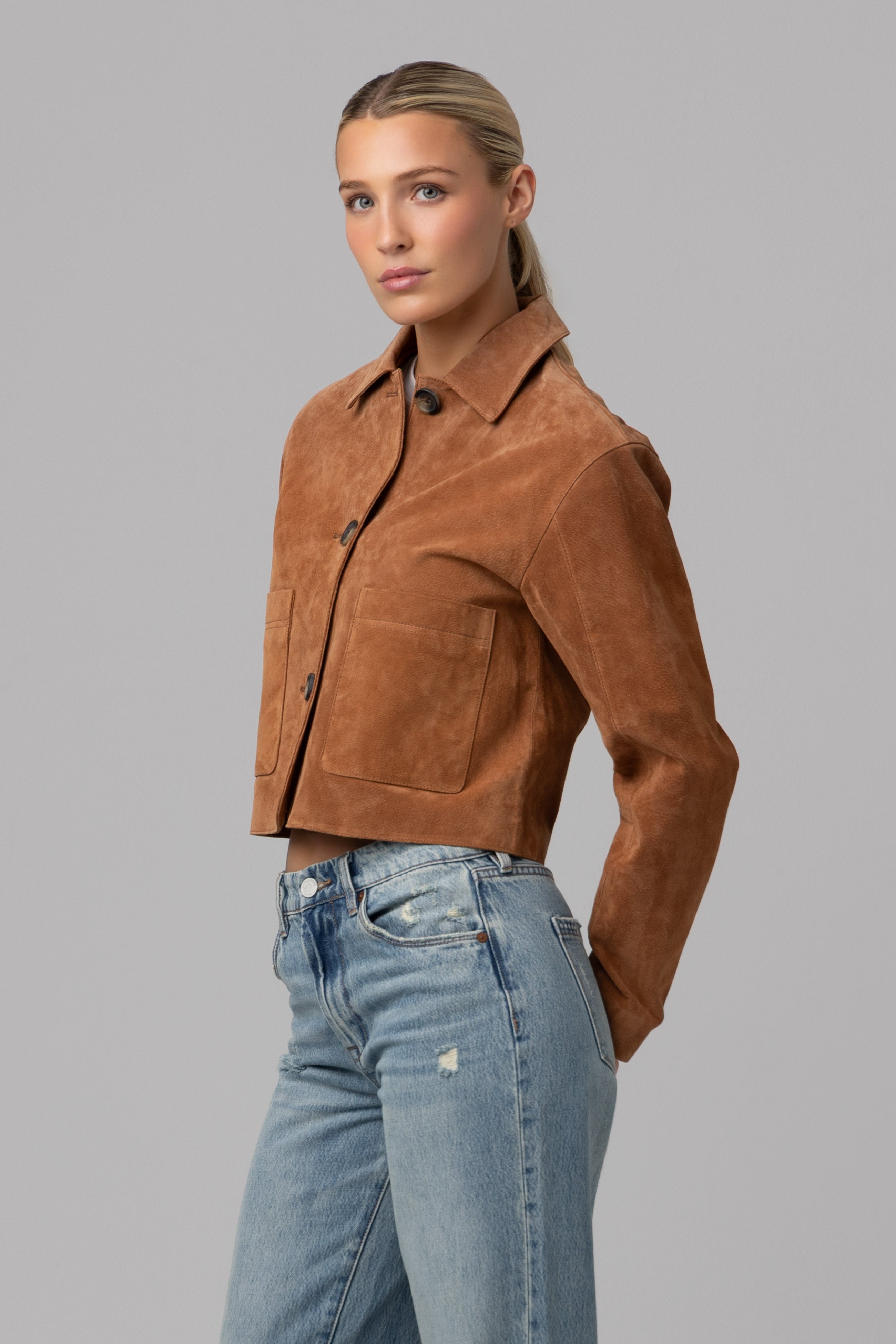 Blank Nyc Jacket Honey Bark
