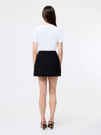 French connection Azra Twill Welt Pocket Mini Skirt